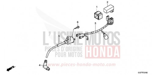 WIRE HARNESS/IGNITION COIL CRF70FC de 2012